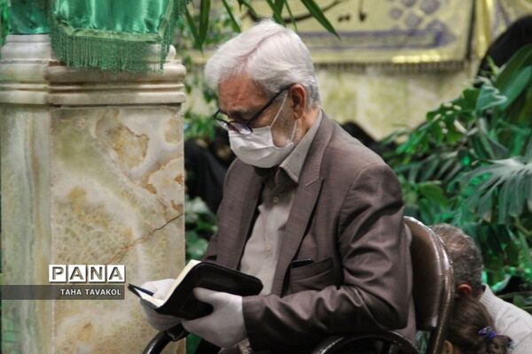 احیای شب بیست‌و‌یکم ماه رمضان در مقبره شهدای  پردیس