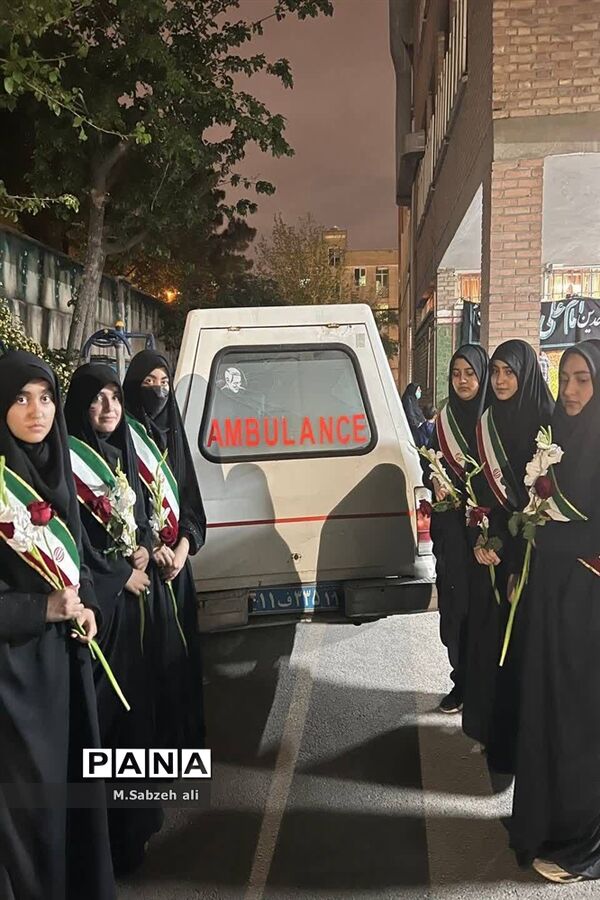 تشییع پیکر شهید گمنام همزمان با شهادت حضرت عشق علی (ع)