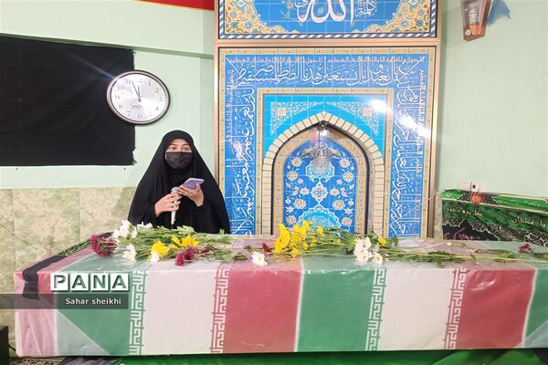 آیین استقبال از پیکر شهید گمنام در آموزش‌و‌پرورش ملارد