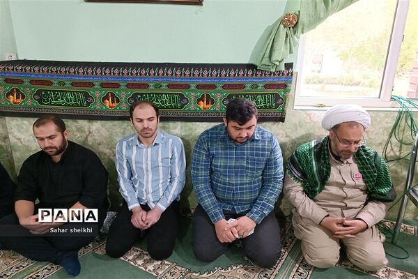 آیین استقبال از پیکر شهید گمنام در آموزش‌و‌پرورش ملارد