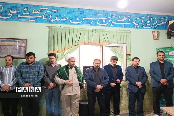 آیین استقبال از پیکر شهید گمنام در آموزش‌و‌پرورش ملارد