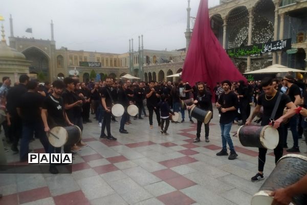 دسته عزاداری دبیرستان هدایتی قم به مناسبت سالروز شهادت امام علی (ع)