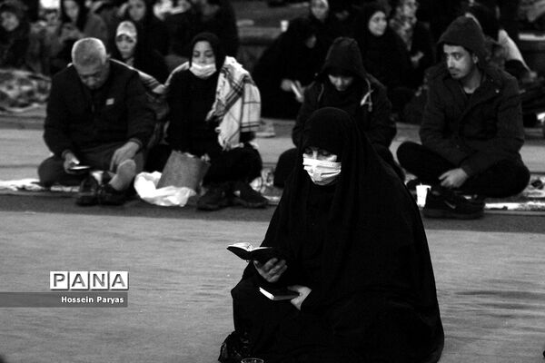 مراسم احیای شب بیست و سوم ماه رمضان در میدان فلسطین تهران