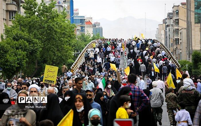 شروع راهپیمایی روز جهانی قدس از ساعت ۱۰ + مسیرهای ده‌گانه راهپیمایی در تهران