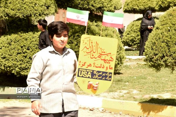 راهپیمایی روز قدس در شهرستان بهنمیر