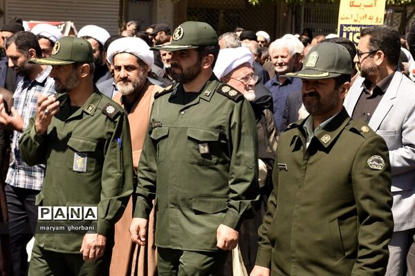 راهپیمایی روز قدس در شهرستان بهنمیر