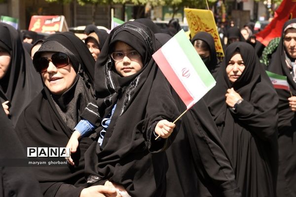 راهپیمایی روز قدس در شهرستان بهنمیر