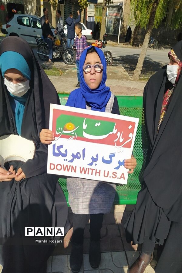 راهپیمایی روز جهانی قدس در شهرستان اقلید