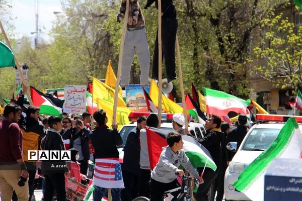 راهپیمایی روز قدس در شهرکرد