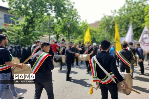 راهپیمایی روز قدس در علی آباد کتول
