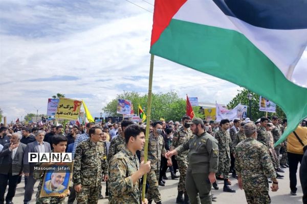 راهپیمایی روز قدس در علی آباد کتول