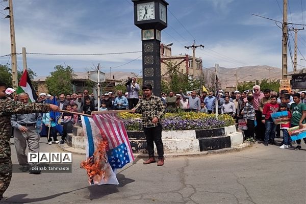 حضور پر شور مردم سروستان در راهپیمایی روز قدس