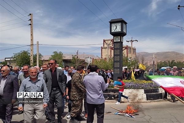 حضور پر شور مردم سروستان در راهپیمایی روز قدس