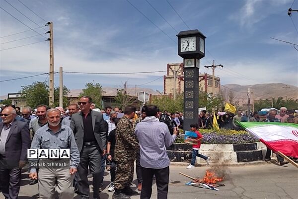 حضور پر شور مردم سروستان در راهپیمایی روز قدس