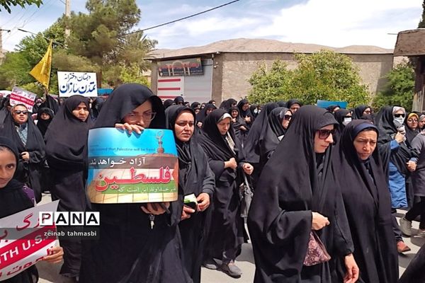 حضور پر شور مردم سروستان در راهپیمایی روز قدس