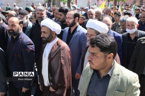 حمایت پرشور گلستانی‌ها از مردم فلسطین در راهپیمایی روز قدس
