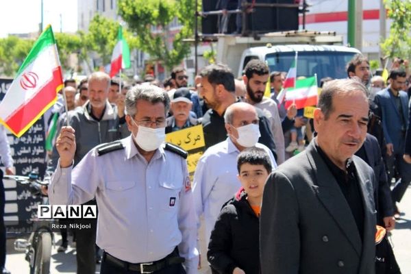 حمایت پرشور گلستانی‌ها از مردم فلسطین در راهپیمایی روز قدس