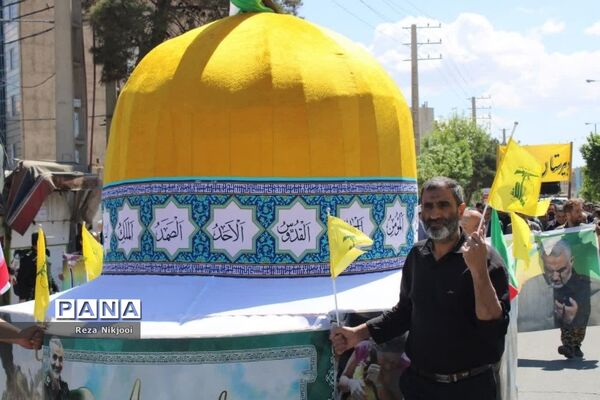 حمایت پرشور گلستانی‌ها از مردم فلسطین در راهپیمایی روز قدس