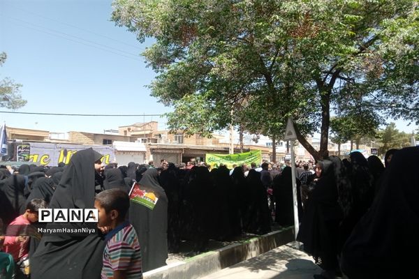 حضور پرشور مردم ولایتمدار خلیل‌آباد در روز قدس