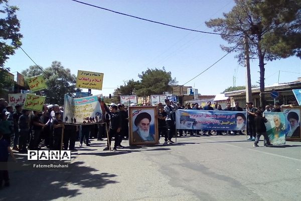 حضور پرشور مردم ولایتمدار خلیل‌آباد در روز قدس