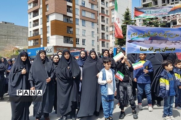 راهپیمایی روز قدس در رودهن