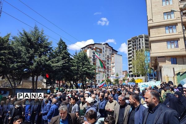 راهپیمایی روز قدس در رودهن