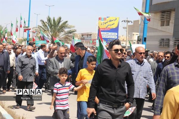 برگزاری راهپیمایی روز جهانی قدس در امیدیه