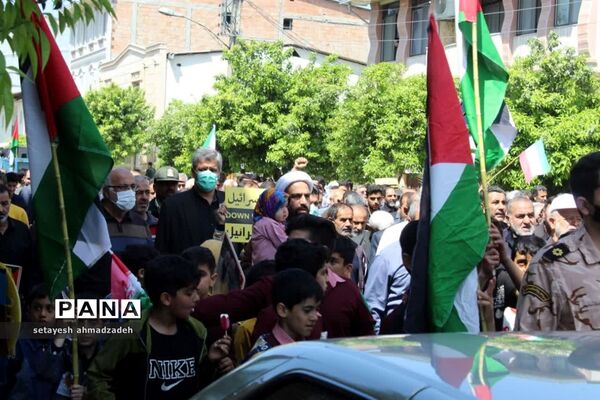 طنین فریاد حمایت از قدس در گلوگاه