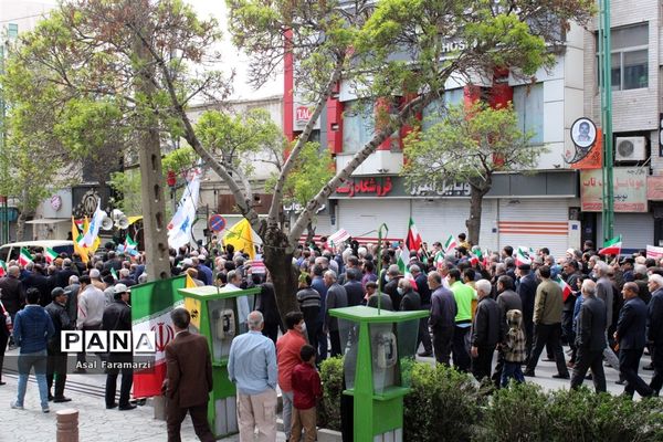 راهپیمایی باشکوه روز قدس در استان مرکزی