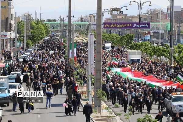 حضور باشکوه مردم اسلامشهر در راهپیمایی روز جهانی قدس