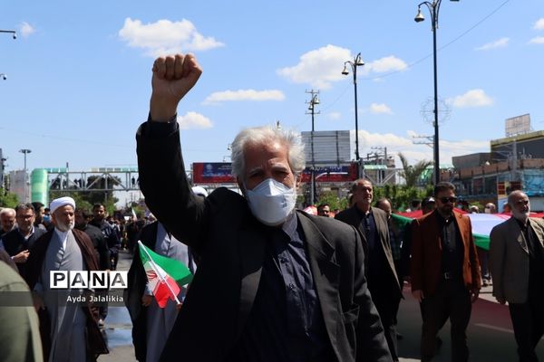 حضور باشکوه مردم اسلامشهر در راهپیمایی روز جهانی قدس