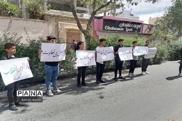 حضور پررنگ کودکان و نوجوانان شیرازی در راهپیمایی روز قدس