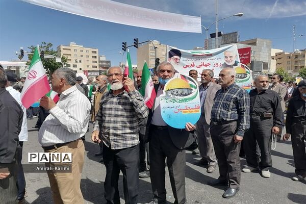 حضور پررنگ کودکان و نوجوانان شیرازی در راهپیمایی روز قدس