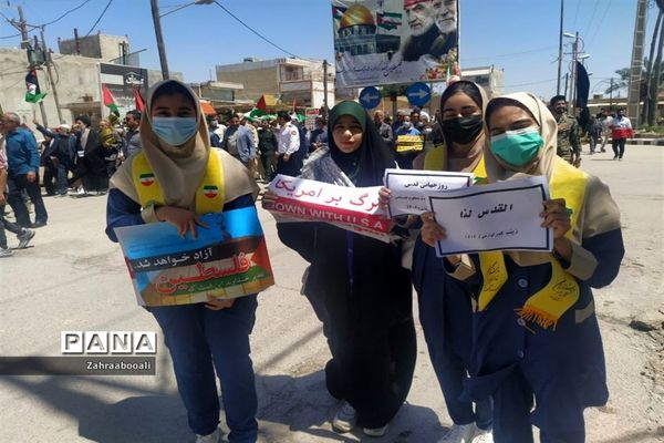 راهپیمایی شکوهمند روز جهانی قدس در هندیجان