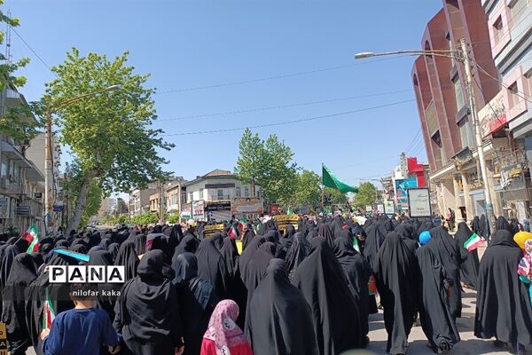 راهپیمایی روز قدس در قائمشهر