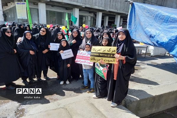 راهپیمایی روز قدس در قائمشهر