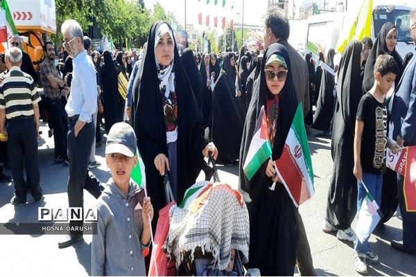 راهپیمایی با شکوه روز قدس در مشهد مقدس