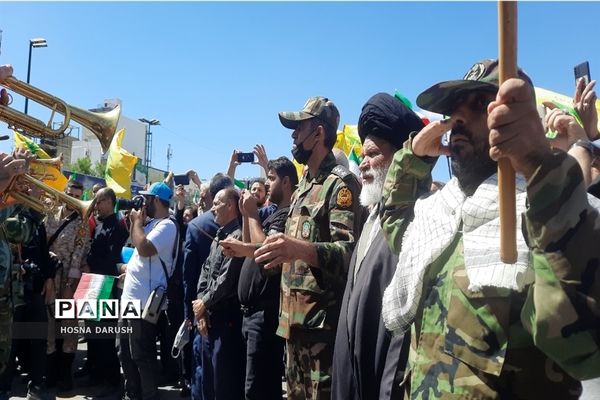 راهپیمایی با شکوه روز قدس در مشهد مقدس