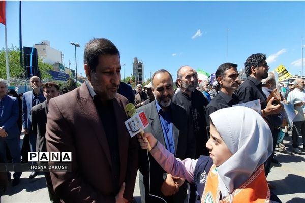 راهپیمایی با شکوه روز قدس در مشهد مقدس