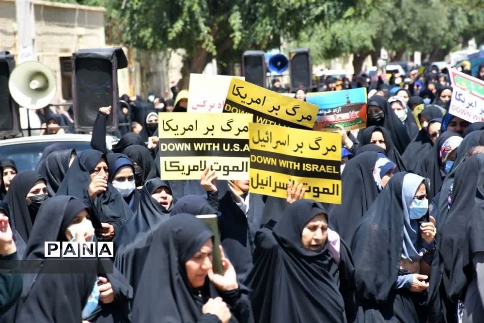 راهپیمایی روز قدس در اندیمشک