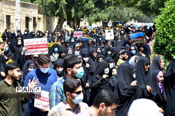 راهپیمایی روز قدس در اندیمشک