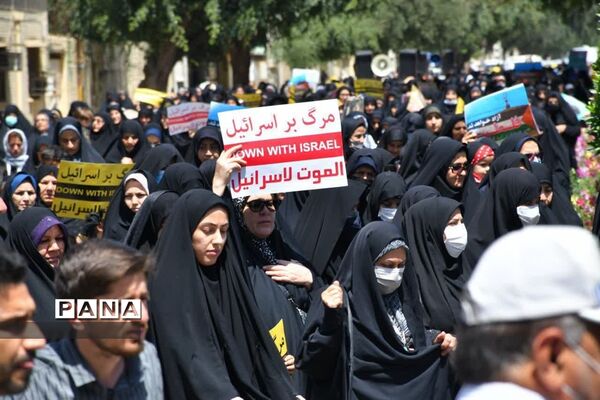 راهپیمایی روز قدس در اندیمشک
