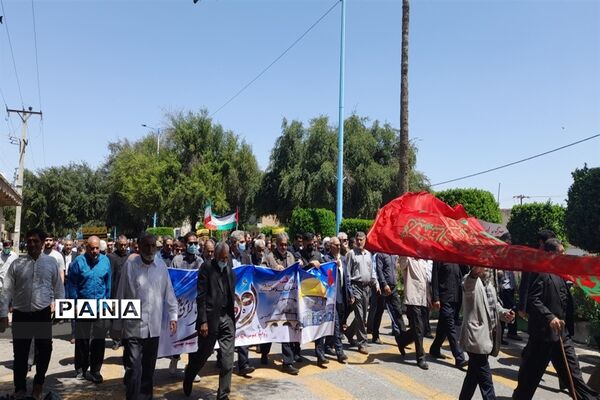 راهپیمایی روز قدس در اندیمشک