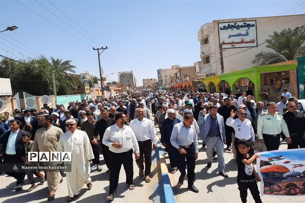 راهپیمایی روز قدس در شادگان