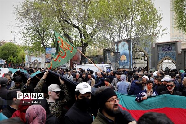 راهپیمایی روز قدس در تبریز