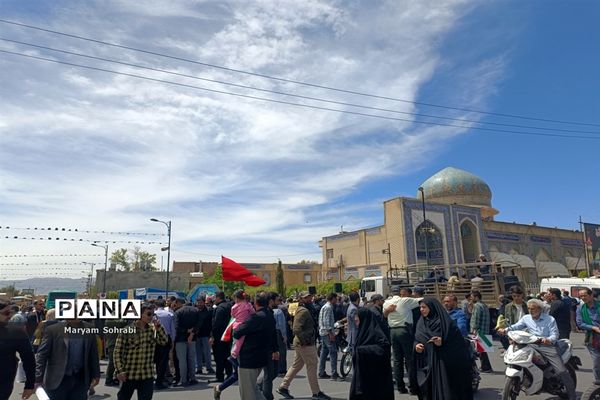 حضور پرشور مردم شیراز در راهپیمایی روز قدس
