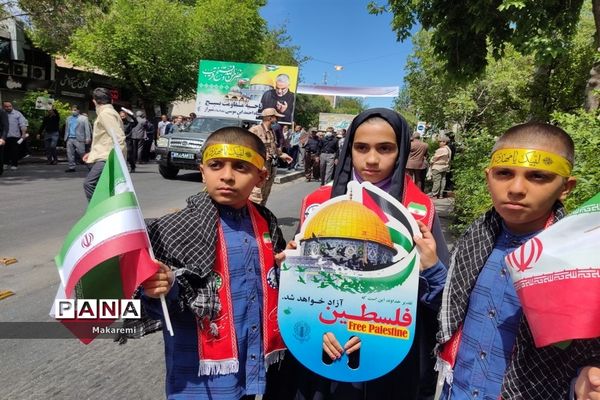 حضور گسترده و پر شور مردم شیراز در راهپیمایی روز قدس