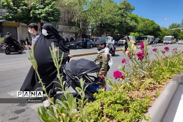 حضور گسترده و پر شور مردم شیراز در راهپیمایی روز قدس