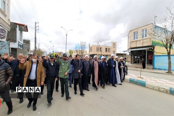 حضور مردم سجاس در راهپیمایی روز قدس