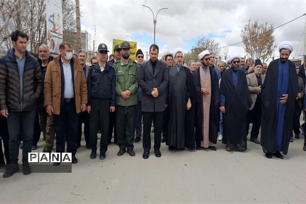حضور مردم سجاس در راهپیمایی روز قدس